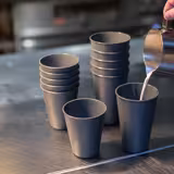 (24 pcs) Polycarbonate Cup (reusable) - 400ml - Grey - fits Reusable Lids MWDGK35