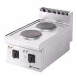 Elektrický vařič - MARIO 700 - 2 plotýnky kulaté - stolní zařízení - 4,6 kW - 400x700x430 mm