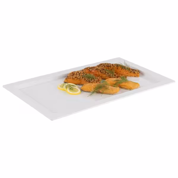 (6 stuks) GN 1/1 dienblad - FRAMES - Melamine - 530x325mm - Hoogte: 20mm - Wit - stapelbaar; vaatwasserbestendig