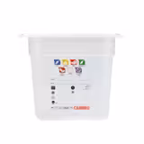 (6 Stück) CAMBRO | SafeTrak - Polypropylen-Behälter GN 1/3 - Milchig - Höhe: 150mm