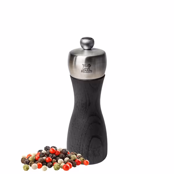 (6 bucăți) PEUGEOT | FIDJI - Râșniță de piper - Lemn - Grafit - Înălțime: 150 mm