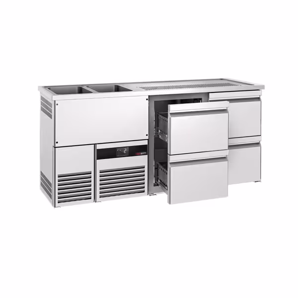 Bancada frigorífica PREMIUM - 1950x700mm - 4 gavetas