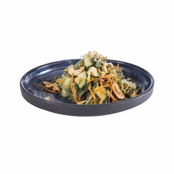 (6 stuks) Schaal - LOOPS - Melamine - 0,25L - rond - Ø180mm - stapelbaar - Blauw