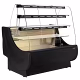 Comptoir réfrigéré et pâtissier - 1300 mm - avec éclairage - 3 étagères et tiroirs pour gâteaux         