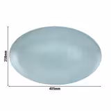 (2 sztuki) SELTMANN WEIDEN | Talerz coupe – 400 x 255 mm – turkusowa