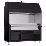 Holzkohlegrill BERLIN - 1760mm - Schwarz