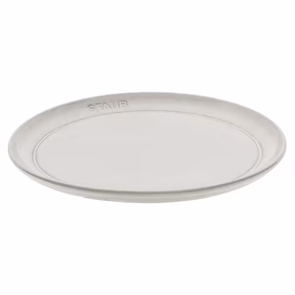 STAUB | DINING LINE - Bord - plat - Ø 220mm - Keramiek - Witte truffel