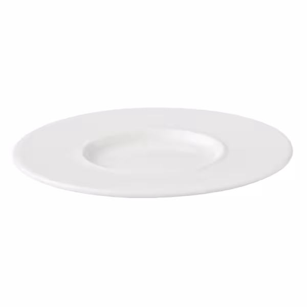 (6 szt.) WHITE DELIGHT - Spodek do espresso - Ø130mm - Biały