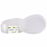 (60 db) Tető - 259x200 mm - polipropilén, újrahasználható, egymásba rakható, mosogatógépben mosható - átlátszó - kompatibilis: Mehrweg-menüedény 259x200 mm