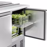 Saladette ECO - 903mm - 2 deuren - met RVS deksel voor 2x GN 1/1 & 3x GN 1/6