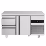 Rashladni pult PREMIUM - 1400x700 mm - 281 l - Ventilirano hlađenje - s 1 vrata - s 2 ladica