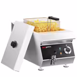 Elektro Fritteuse - 13 Liter - 4,5 kW - mit Ablasshahn