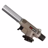 Flambé burner - with adjustable flame - gray