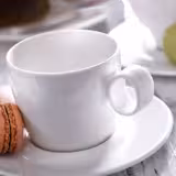 (6 ks) LUX – Šálek na cappuccino Maastricht - 230 ml - slonovinová