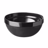 (6 Stück) Schale - CASUAL MAXI - Melamin - 1,8 Liter - Ø 200mm - Schwarz