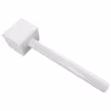 Meat Mallet - square - plastic - white - 75x100x350mm