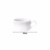 (6 pieces) SELTMANN WEIDEN | Coup Fine Dining Espresso Cups Blues – Pearl Grey - 90 ml