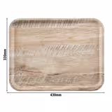 (24 pieces) CAMBRO | MADEIRA - Laminated tray - rectangular - 330x430mm - Wood look - Light oak