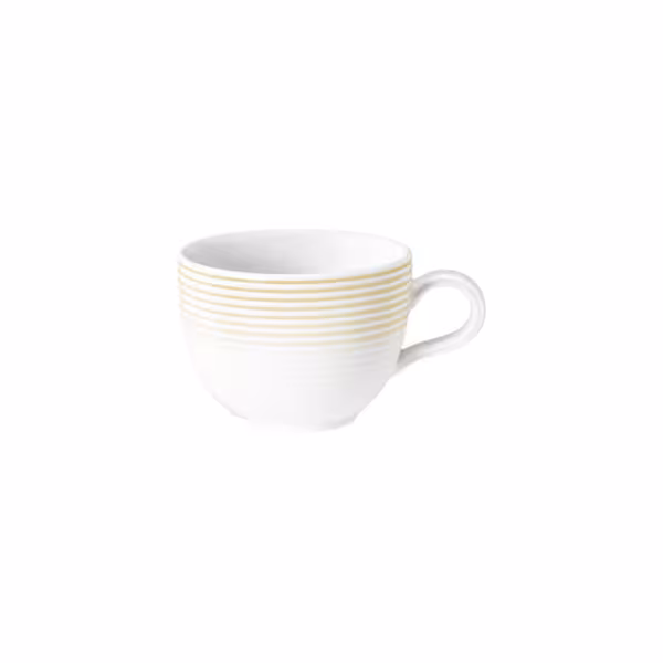(6 pieces) SELTMANN WEIDEN | Cafeteria Cup – Sand Beige - 220 ml - Porcelain - Tulip