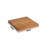 Serveerplank - PERFECTO SMALL - geöltes eikenhout - 200x200mm