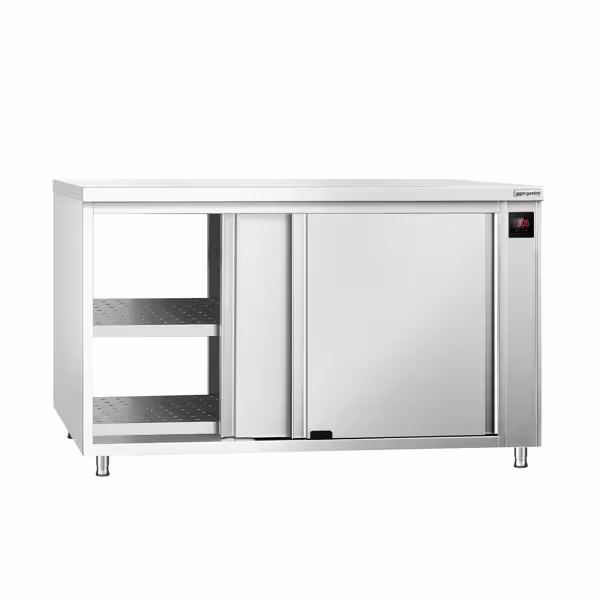 Isıtma Dolabı PREMİUM - 1400x700mm - Geçişli ve Sürgülü Kapılı - Dijital
