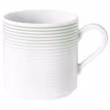 (6 pieces) SELTMANN WEIDEN | Blues Porcelain Coffee Mug with Handle – 280 ml - Sage Green