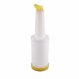 (6 Stück) Dosier- & Vorratsflasche - 4 teiliges Set - 0,85 Liter - Polypropylen