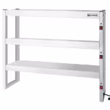 Raft cald - 1200x300mm - cu trei rafturi - înălțime 975mm