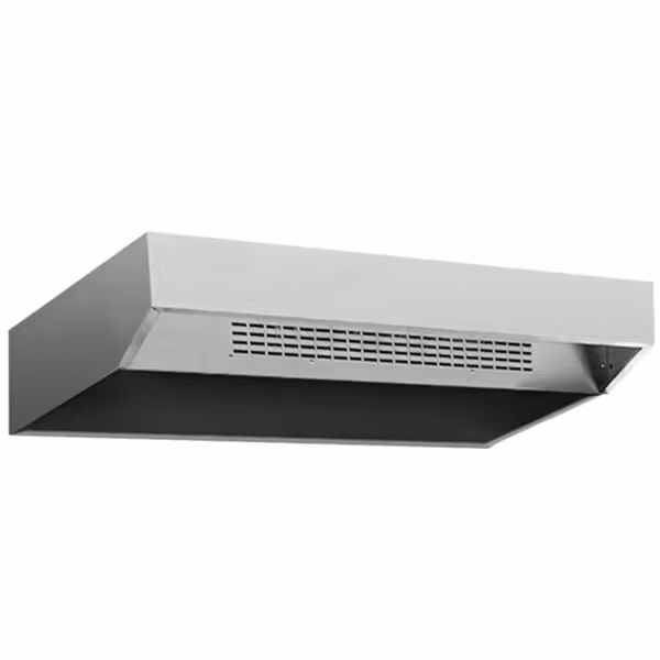 Campana para horno de pizza - 1450x1450x230mm - acero inoxidable - compatible con PEZ630G y PEZ630G#2 - sin motor