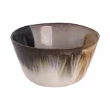 (6 pcs) Dessert Bowl - AQUAREL - Stoneware - Ø 150mm - Beige/Blue