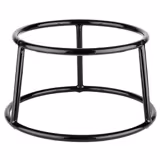 Suport pentru bufet - MULTI ROUND - metal, PVC - negru - rotund - 180x180 mm - Înălțime: 100 mm