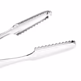 (4 pcs) Ice cube tongs - Length: 160mm - Stainless steel