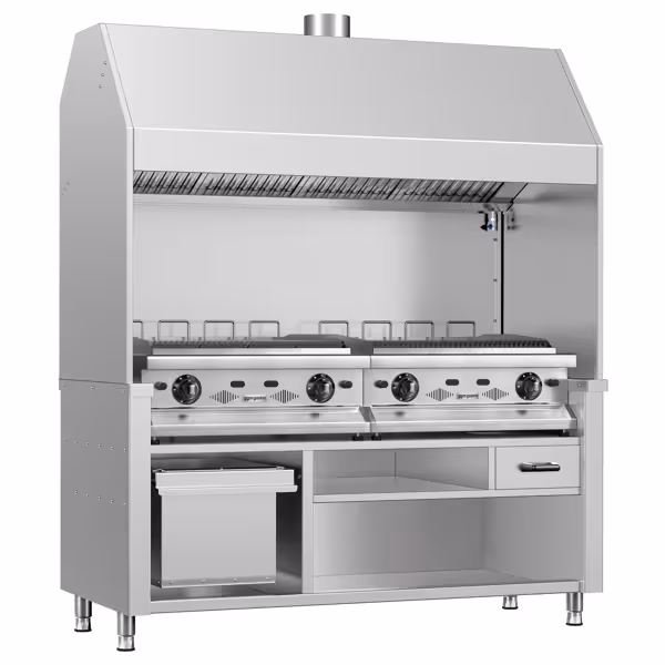 Gasgrill BERLIN - 1760mm - Gietijzeren rooster