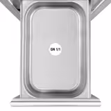 Pizza hazırlık tezgahı PREMIUM- 1400x700mm - 6 çekmeceli 1/2 - GN 1/4 soğutmalı vitrin dahil