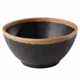 (6 pcs) Coupe - CROCKER - Mélamine - 370ml - Ø 125mm - Profondeur : 60mm - Brun/Terracotta