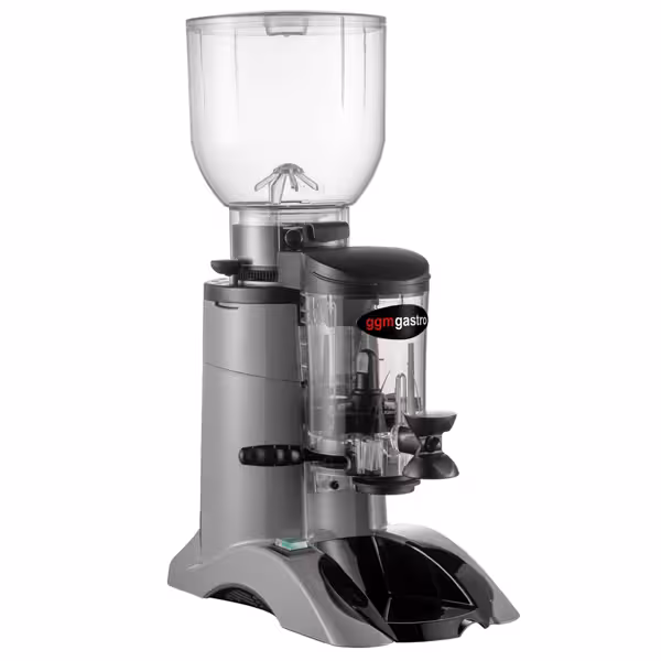 Kaffeemühle - 2kg - 77dB - Mit Dosierer - Grau