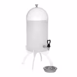 Milk Dispenser - White - incl. drip tray