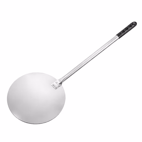 Ronde pizzaschep - Aluminium - Rond blad | Lichtgewicht - Ø305mm - Lengte:110cm - Aluminium steel