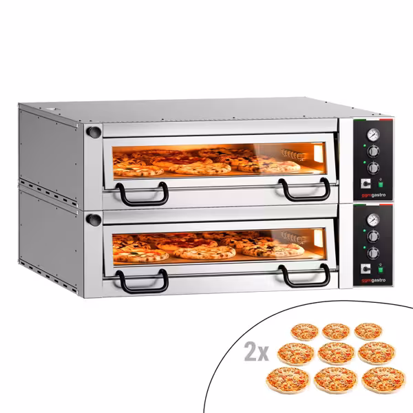 Elektro Pizzaofen Power - 9+9x 34 cm - Manuell