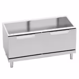 قاعدة فرن مفتوحة لورينزو 700 - 1200x560x600mm | باب مزدوج - ستانلس ستيل AISI 304 | أرجل قابلة للتعديل