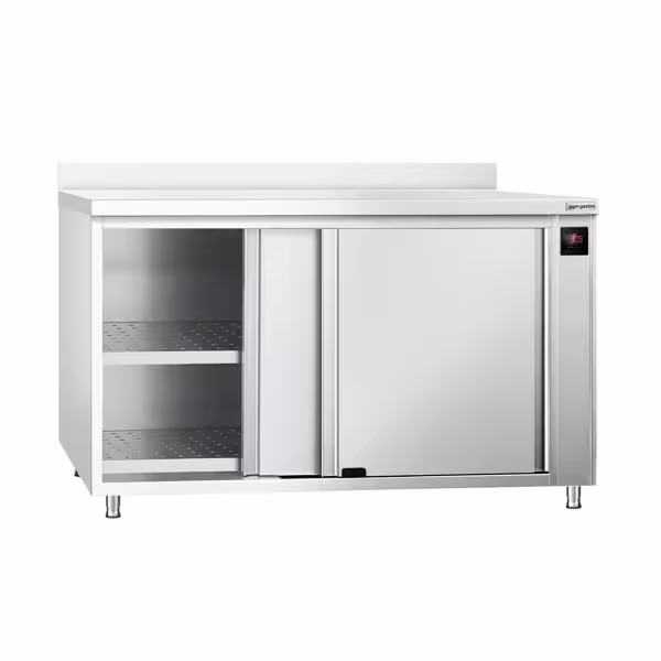 Commercial Hot Cupboard PREMIUM – 1400 × 600 mm – with Upstand & Sliding Doors – Digital