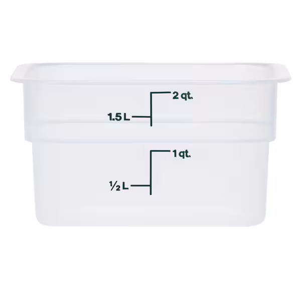 (6 db) CAMBRO | CAMSQUARES® - Tartály - 1,9 liter - Átlátszó