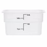 (6 pièces) CAMBRO | CAMSQUARES® – Récipient – 1,9 litre – transparent