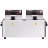 Frytownica elektryczna dwukomorowa nastolna - 4+4L - 5kW