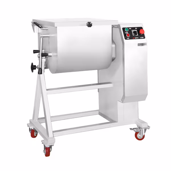 Elektrische Vleesmenger - 48l - 46kg vlees - 1,9kW - voor- & achteruit - RVS