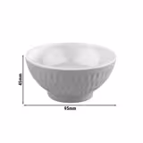 (6 Stück) Schale - ASIA PLUS - Melamin - 0,13 Liter - Ø 95mm - Weiß