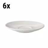 (6 pieces) BART - Cappuccino cup - Ø 15,5 cm - Ivory