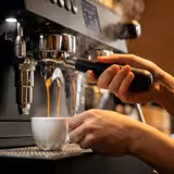 Profesyonel Espresso Kahve Makinesi - 2 Gruplu - Multiboiler - Dokunmatik Ekranlı - Bağımsız Grup Sıcaklık Kontrolü - dahil Ön Demleme (Preinfusion) Sistemi & 2 Buhar Kolu - Siyah