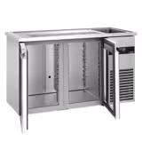 Direct Draw Beer Dispenser / Kegerator PREMIUM - 1550x700mm - Double Glass Doors
