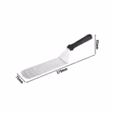 Spatula - Delikli - Esnek Paslanmaz Çelik Bıçak - Plastik Saplı - Uzunluk: 370mm - 75x95mm